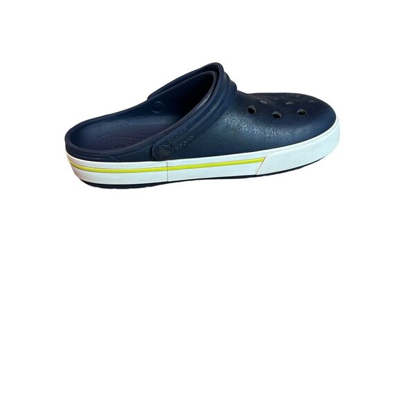 Crocs Men's Size 5 Women's Size 7‎ Navy Slip On Clogs 204537-42K - Picture 5 of 8